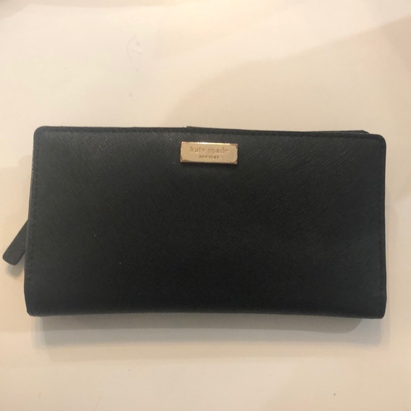 Black Kate Spade Wallet - Used - Picture 1 of 11